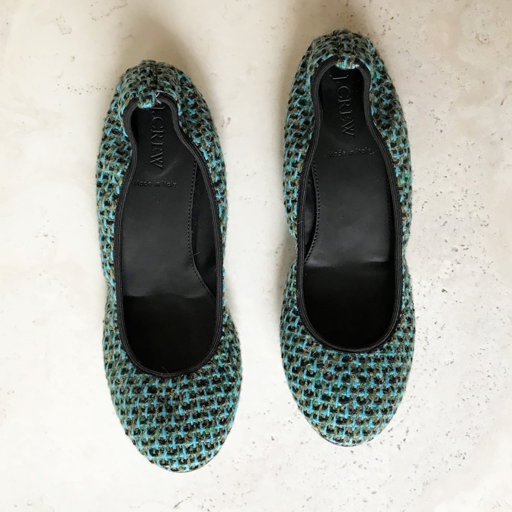 J crew pattern flats